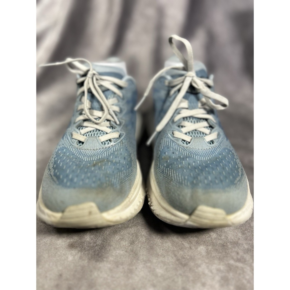 Hoka One One Mach 6 Womens 8.5 B Frost Aqua Blue Running Shoes Sneakers